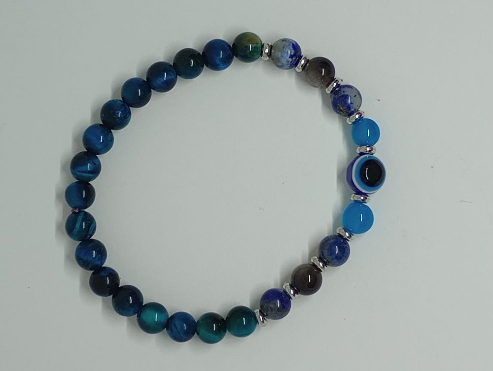 Evil eye crystal bracelet